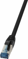 LogiLink S/FTP CAT6a Patch kábel 20m - Fekete