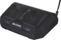 Graphite Energy+ 58G085 Dupla Akkumulátor Töltő 21,5V