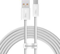 Baseus Dynamic Series USB-A apa - USB-C apa 2.0 Adat és töltőkábel - Fehér (2m)