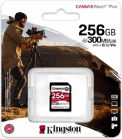 Kingston Canvas React Plus 256GB SDXC UHS-II Memóriakártya