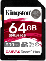 Kingston Canvas React Plus 64GB SDXC UHS-II Memóriakártya