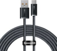 Baseus Dynamic Series USB-A apa - USB-C apa 2.0 Adat és töltőkábel - Fekete (2m)