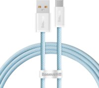 Baseus Dynamic Series USB-A apa - USB-C apa 2.0 Adat és töltőkábel - Kék (1m)