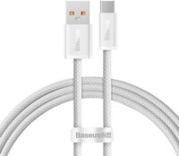 Baseus Dynamic Series USB-A apa - USB-C apa 2.0 Adat és töltőkábel - Fehér (1m)