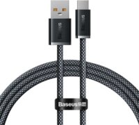 Baseus Dynamic Series USB-A apa - USB-C apa 2.0 Adat és töltőkábel - Szürke (1m)