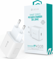 Devia Smart Series Hálózati USB-C töltő - Fehér (30W)