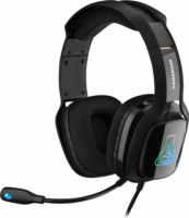 The G-Lab Korp Vanadium RGB USB Gaming Headset - Fekete