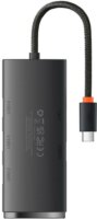 Baseus Lite Series USB Type-C HUB 25cm (4 port) - Fekete