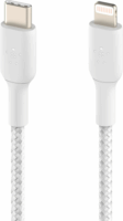 Belkin Boost Charge Lightning apa - USB-C apa Adat és töltőkábel - Fehér (1m)