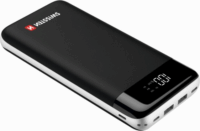 Swissten 22013929 Powerbank 30000mAh 18W (1.5-3A / 5-12V) - Fekete