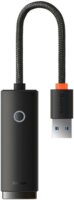 Baseus Lite Series USB - RJ45 Gigabit Ethernet Adapter - Fekete