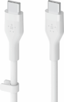 Belkin Flex USB-C apa - USB-C apa Adat- és töltőkábel - Fehér (1m)