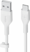 Belkin Flex USB-A apa - USB-C apa Adat- és töltőkábel - Fehér (1m)