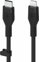 Belkin Flex Lightning apa - USB-C apa Adat- és töltőkábel - Fekete (1m)