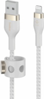Belkin Flex Lightning apa - USB-A apa Adat- és töltőkábel - Fehér (1m)