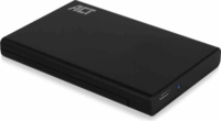 ACT AC1225 2.5" USB-C 3.2 Külső HDD/SSD ház - Fekete