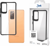 3mk Satin Armor+ Samsung Galaxy S20 FE 5G Szilikon Tok - Átlátszó/Fekete