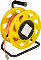 LogiLink S/FTP CAT7a Hosszabbító kábeltekercs 90m - Narancssárga