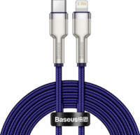 Baseus Cafule Series USB-C apa 2.0 - Lightning apa Adat és töltőkábel - Lila (2m)