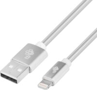 TB Lightning apa - USB-A Adat és tölő kábel - Szürke (1,5m)