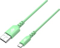 TB USB-A apa - USB-C apa 2.0 Adat és töltőkábel - Zöld (1m)