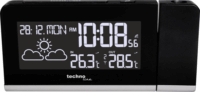 Technoline WT 539 Ébresztőóra kivetítővel - Fekete