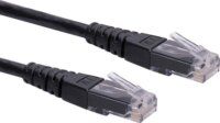 Roline UTP Cat6 patch kábel - Fekete - 1m