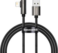Baseus Legend Series USB-A apa 2.0 - Lightning apa iPhone töltőkábel - Fekete (1m)
