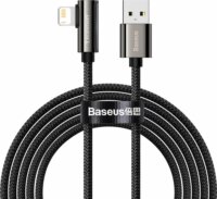 Baseus Legend Series USB-A apa 2.0 - Lightning apa Adat és töltőkábel - Fekete (2m)