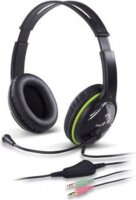 Genius HS-400A Headset - Fekete / Zöld
