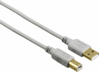 Hama 200903 USB-A apa - USB-B apa Nyomtató kábel - Szürke (1.5m)