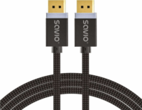 Savio CL-166 DisplayPort - DisplayPort kábel 2m - Fekete