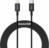 Baseus Superior Series USB-C apa 2.0 - Lightning apa Adat és töltőkábel - Fekete (2m)