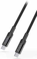 Devia Extreme Speed Series USB-C apa - USB-C apa 2.0 Adat és töltőkábel - Fekete (1.5m)