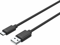 Unitek C14068BK USB-A apa - USB-C apa 2.0 Adat és töltőkábel - Fekete (2m)
