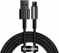Baseus Tungsten Gold USB-A apa 2.0 - Lightning apa Adat és töltőkábel - Fekete (2m)