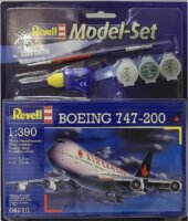 Revell Set Boeing 747-200 Utasszállító repülőgép műanyag modell (1:390)