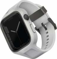 Uniq Monos Apple Watch S1/2/3/4/5/6/7/SE Szilikon szíj 42/44/45 mm + tok - Szürke