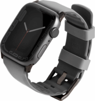 Uniq Linus Airosoft Apple Watch S1/2/3/4/5/6/7/SE Szilikon szíj 38/40/41mm - Szürke