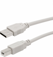 Delight 20123 USB-A apa - USB-B apa 2.0 Nyomtató kábel - Szürke (3m)