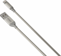 Yenkee YCU 612 SR USB-A apa 2.0 - Lightning apa Adat és töltőkábel - Ezüst (2m)