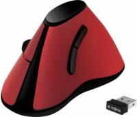 LogiLink TI020 Wireless Ergonómikus Egér - Piros