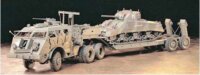 Tamiya U.S. 40 Ton Tank Transporte teherautó műanyag modell (1:35)