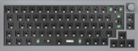 Keychron Q2-B2 Knob RGB Gaming Barebone Billentyűzet (Szürke) - ISO