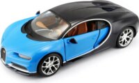 Maisto Bugatti Chiron Fekete/Kék autó fém modell (1:24)