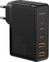 Baseus GaN2 Pro Hálózati USB-C / USB-A töltő - Fekete (100W)
