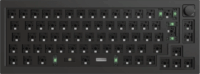 Keychron Q2-F1 Knob RGB Gaming Barebone Billentyűzet (Fekete) - ISO
