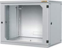 Conteg RUN-09-60/60 19" Fali rack szekrény 9U 600x600mm - Szürke