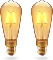 Innr RF 264-2 LED Filament Vintage Edison izzó 4,5W 350lm 2200K E27 - Meleg fehér (2db)