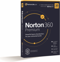 Norton 360 Premium HUN vírusirtó szoftver (10 PC / 1 év)